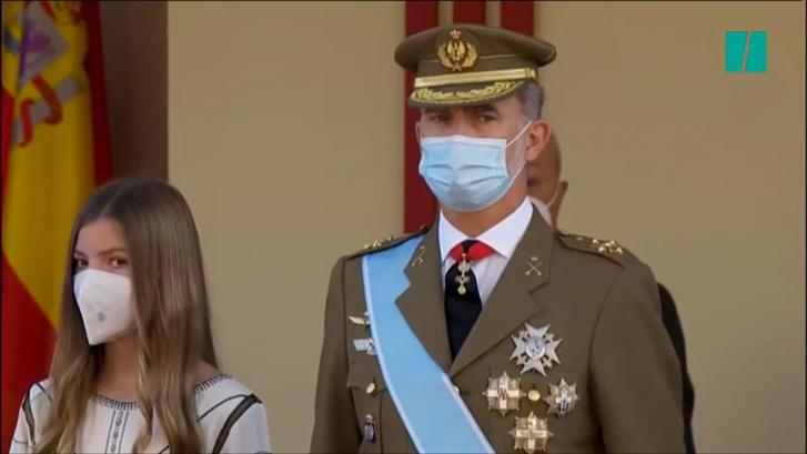 La infanta Sofía y su arriesgado 'look' en su desfile militar más especial