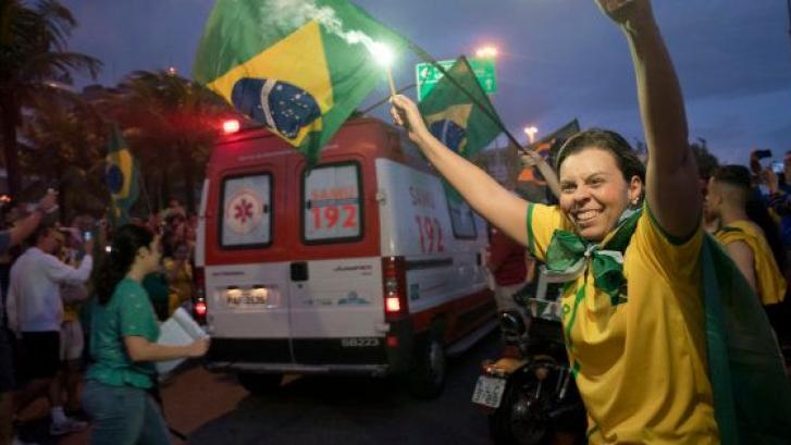 Así han celebrado los brasileños la elección del ultraderechista (FOTOS)