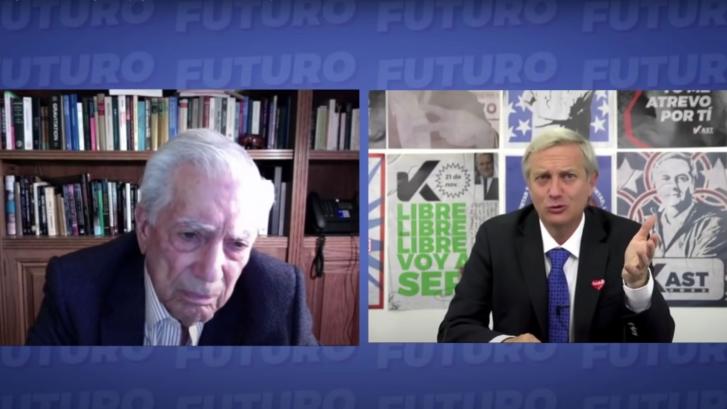 Vargas Llosa, invitado estrella de la Convención del PP, apoya al candidato de extrema derecha de Chile