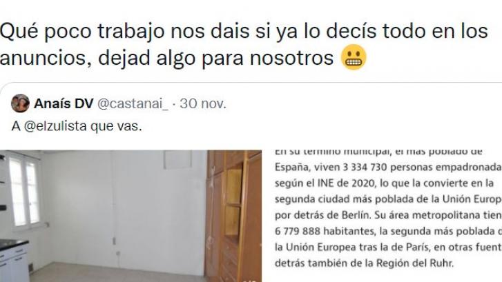 El piso en el centro de Madrid que fascina (para mal) a Twitter