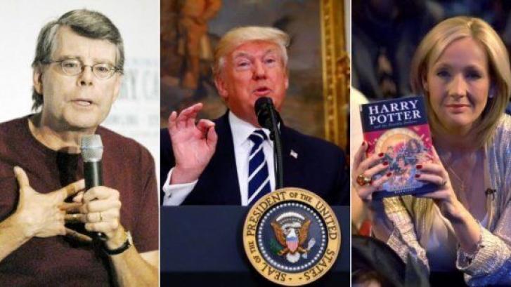 Donald Trump bloquea en Twitter a Stephen King y JK Rowling sale al rescate