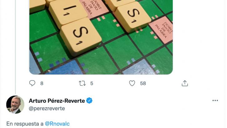 Piden ayuda a Pérez-Reverte para zanjar una disputa en el 'Scrabble' y se acaba liando un poco