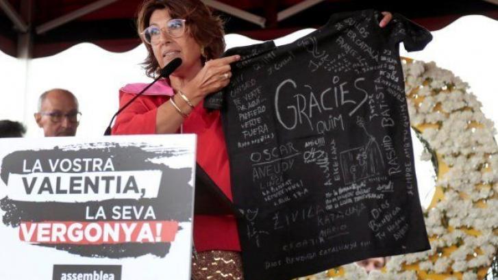 El independentismo homenajea a Forn en el aniversario 17-A con un acto ante la cárcel