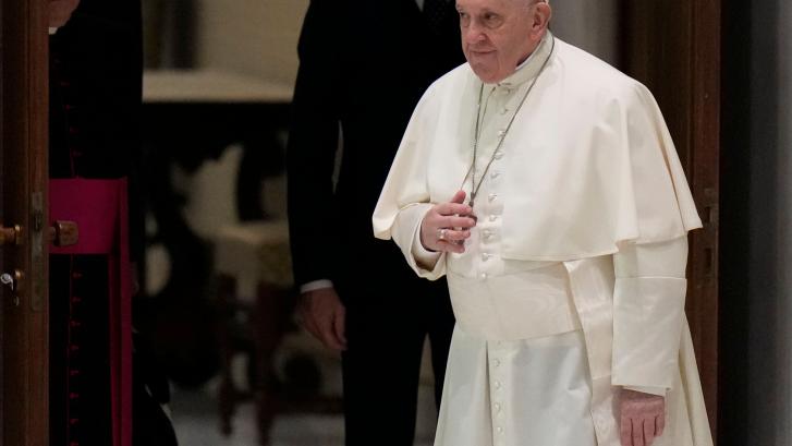 El papa Francisco pide 