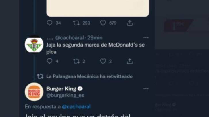 Burger King alcanza el 'trending topic' con su brutal respuesta a este usuario