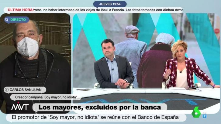 Carlos San Juan logra que el Banco de España le escuche y capte su mensaje contra la digitalización de la banca