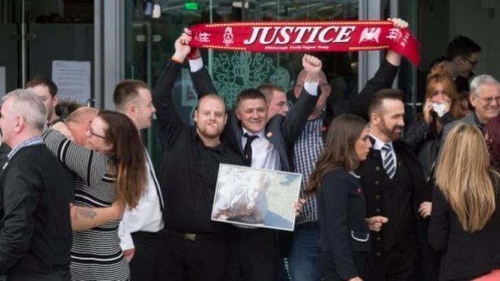 Los aficionados del Liverpool quedan exonerados 27 años después de la tragedia de Hillsborough