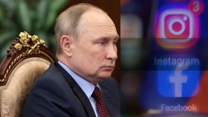 Los mensajes de odio contra Putin, permitidos en Facebook e Instagram