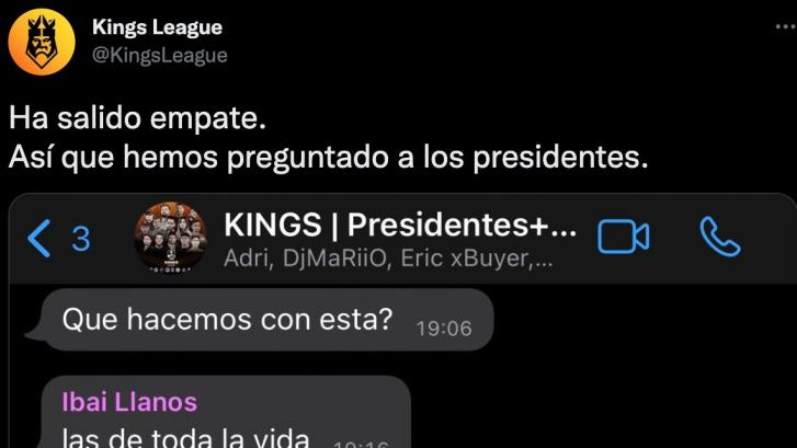 La Kings League desvela una conversación de WhatsApp entre Agüero, Ibai, Spursito…