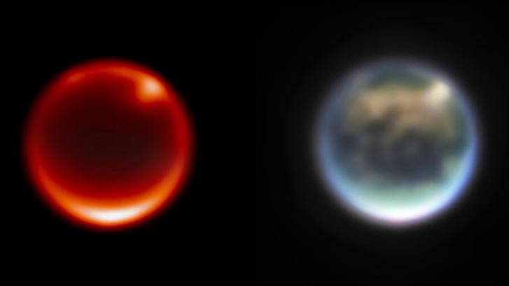 La misteriosa foto que ha sacado el Telescopio James Webb a Titán