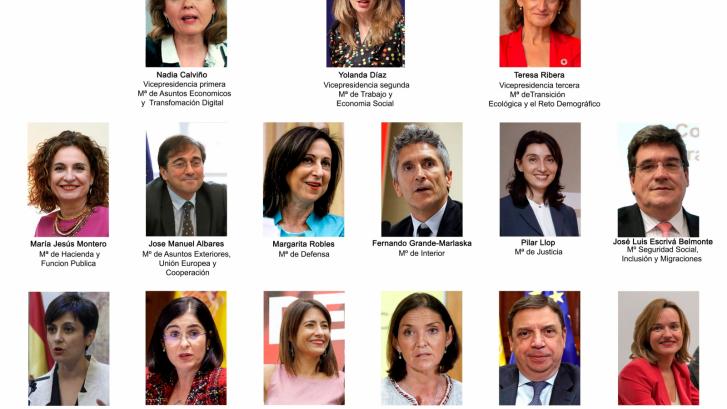 Juras, promesas y traspasos de carteras: el nuevo Gobierno de Sánchez cristaliza este lunes