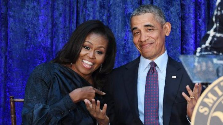 Michelle y Barack Obama lo dan todo en el concierto de Beyoncé y Jay-Z
