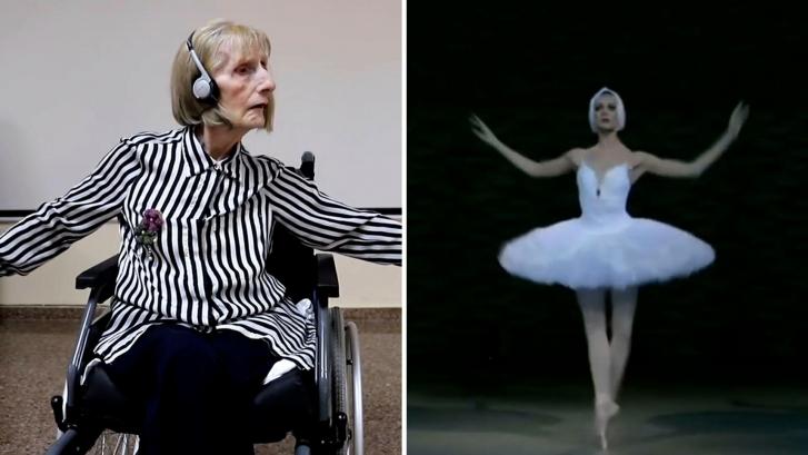 Una bailarina con Alzheimer recuerda, gracias a la música, la obra que interpretó hace más de 50 años