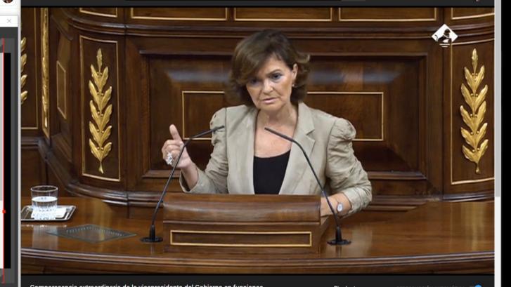 El dardo de Carmen Calvo a Arrimadas: 