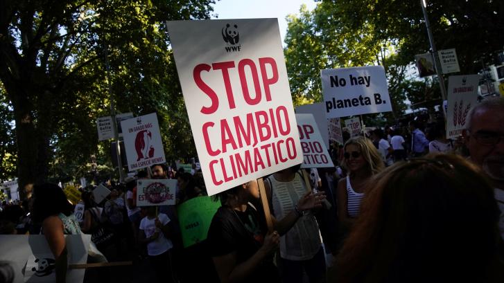 La huelga mundial por el clima llega a las ciudades españolas