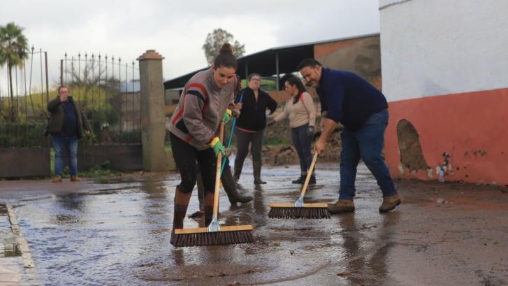 La lluvia deja 120 familias perjudicadas en Badajoz tras el paso de Efraín por Extremadura