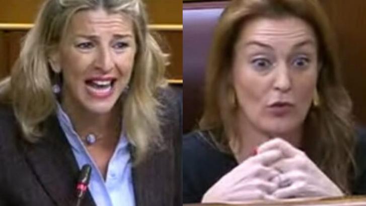 Una política de Vox le dice a Yolanda Díaz que no defiende el interés general y la ministra se desata