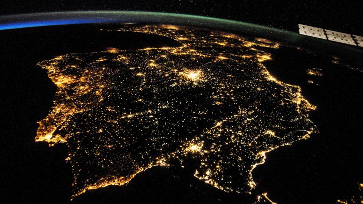 La impactante imagen de la Península Ibérica como muy pocas veces se ha visto