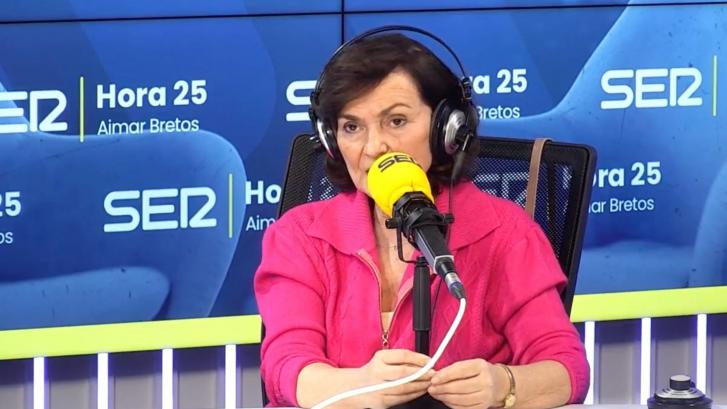 Carmen Calvo, directa a lo más comentado de Twitter por lo que ha dicho de Carla Antonelli