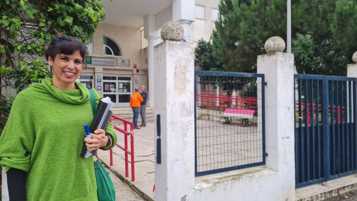 Teresa Rodríguez se incorpora a su plaza de profesora de instituto tras dejar su escaño