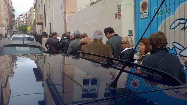 El 9-N en la calle Muntaner