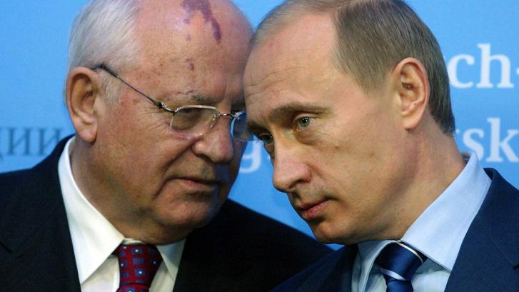 Putin se despide de Gorbachov: 