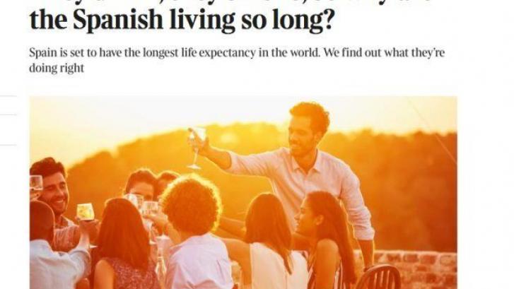 La sorprendente pregunta de 'The Times' sobre la longevidad de los españoles