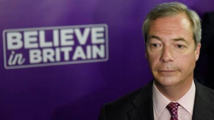 Dimite Nigel Farage, líder del UKIP y destacado partidario del Brexit