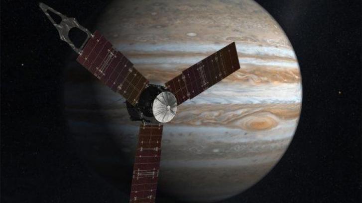 La sonda Juno ha entrado en la órbita de Júpiter y tratará de descifrar sus enigmas