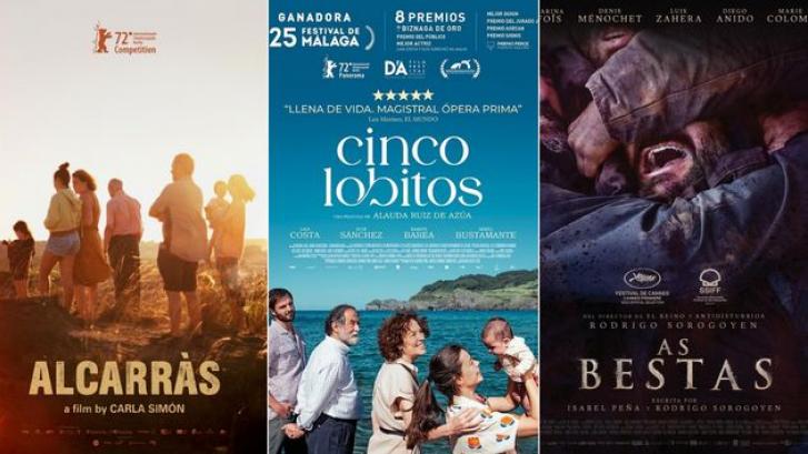 'Alcarràs', 'As bestas' y 'Cinco lobitos', preseleccionadas para los Oscar 2023