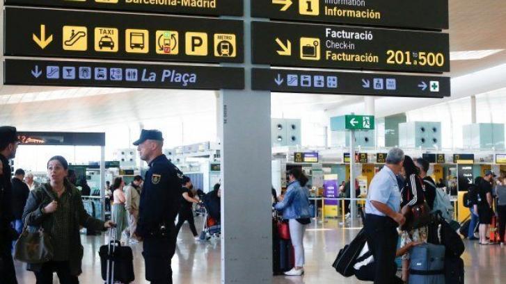 100 vuelos del espacio Schengen llegan a España este domingo
