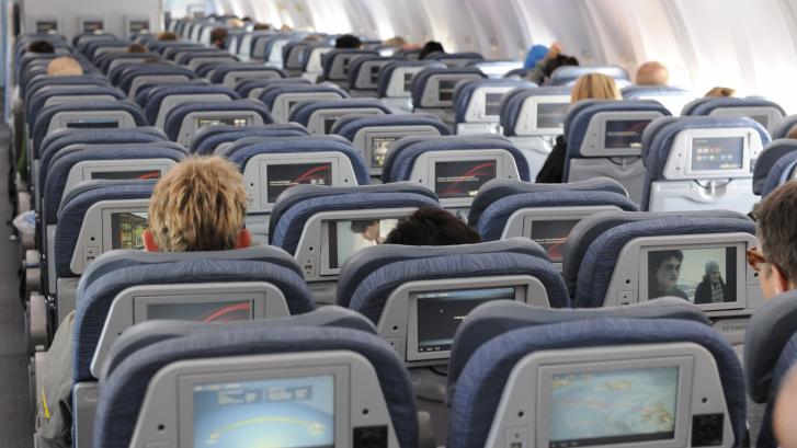 La habitación escondida del Boeing 767 para que duerman las azafatas