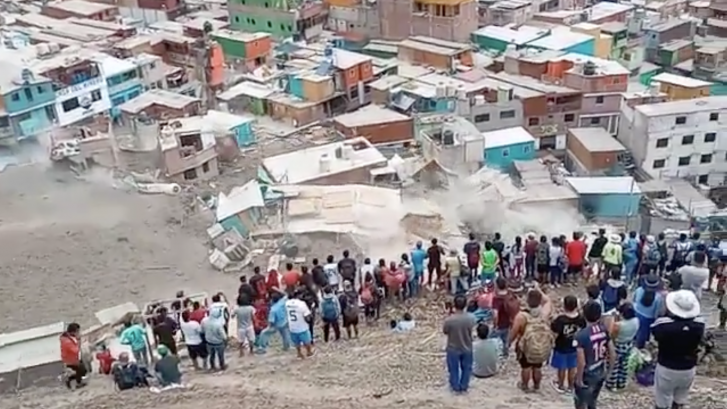 Un corrimiento de tierras deja 40 muertos en la región de Arequipa, el sur de Perú