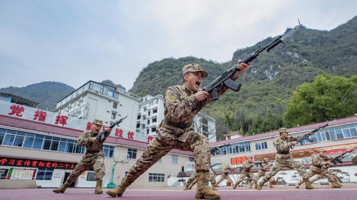 China se prepara para la guerra