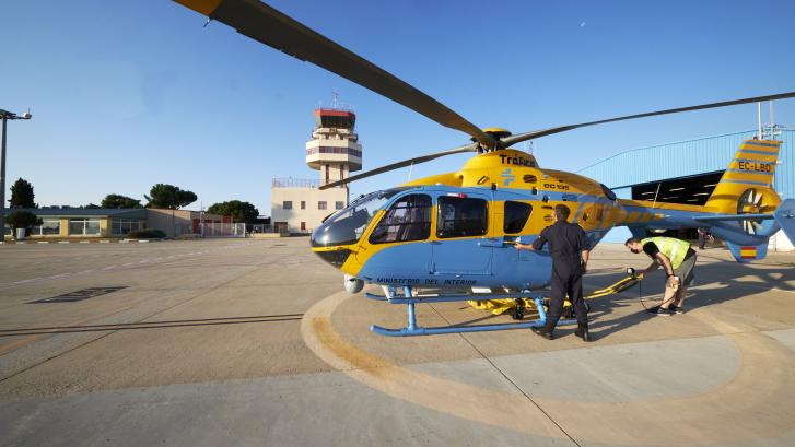 Detenido el piloto del helicóptero accidentado de la DGT tras dar positivo en cocaína y anfetaminas