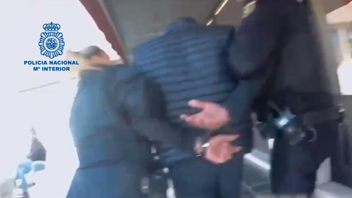 La Policía publica el vídeo de la detención del 
