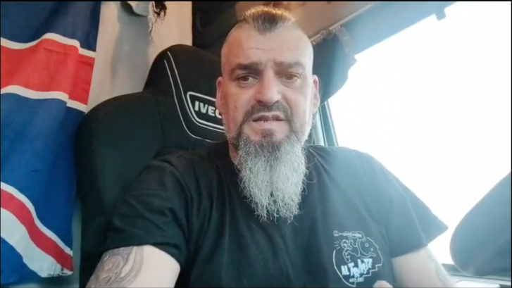El popular camionero Basilio Aragón revoluciona Twitter al decir esto sobre el futuro de la izquierda
