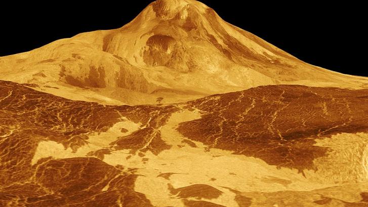 Hallan un volcán activo en Venus: 