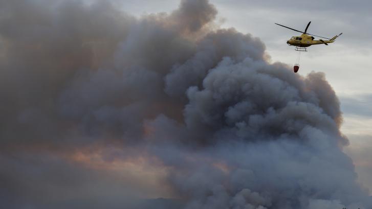 El incendio de Castellón abarca ya 35 kilómetros de superficie: 