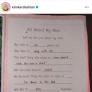 Kim Kardashian publica lo que ha escrito su hija sobre ella y la gente alucina con las respuestas