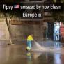 La más que sorprendente reacción de un estadounidense al ver limpiar las calles en España