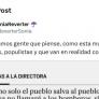 La carta a la directora de 'El País' sobre "sólo el pueblo salva al pueblo": se comparte sin parar