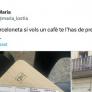 Lo que ha visto pegado en una mesa de un bar de Barcelona está indignando a muchas personas