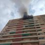 Un incendio destruye una vivienda en un edificio del barrio de Campanar (Valencia)