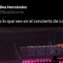 Sube una foto de su asiento en el concierto de Lola Índigo y se lía parda