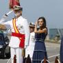Letizia estrena un vestido 'boho' perfecto para el verano para arropar a Leonor