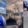 Varios pasajeros graban el aterrizaje de emergencia de un avión en La Habana