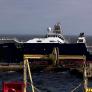 Al menos 25 heridos tras volcar un barco en dique seco en un puerto de Edimburgo (Escocia)
