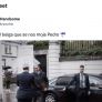 Ven el paraguas con el que el primer ministro belga recibe a Sánchez y muchos repiten este comentario