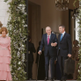 La imagen del rey Juan Carlos en la boda de Hussein de Jordania como pocas veces se le ha visto en España